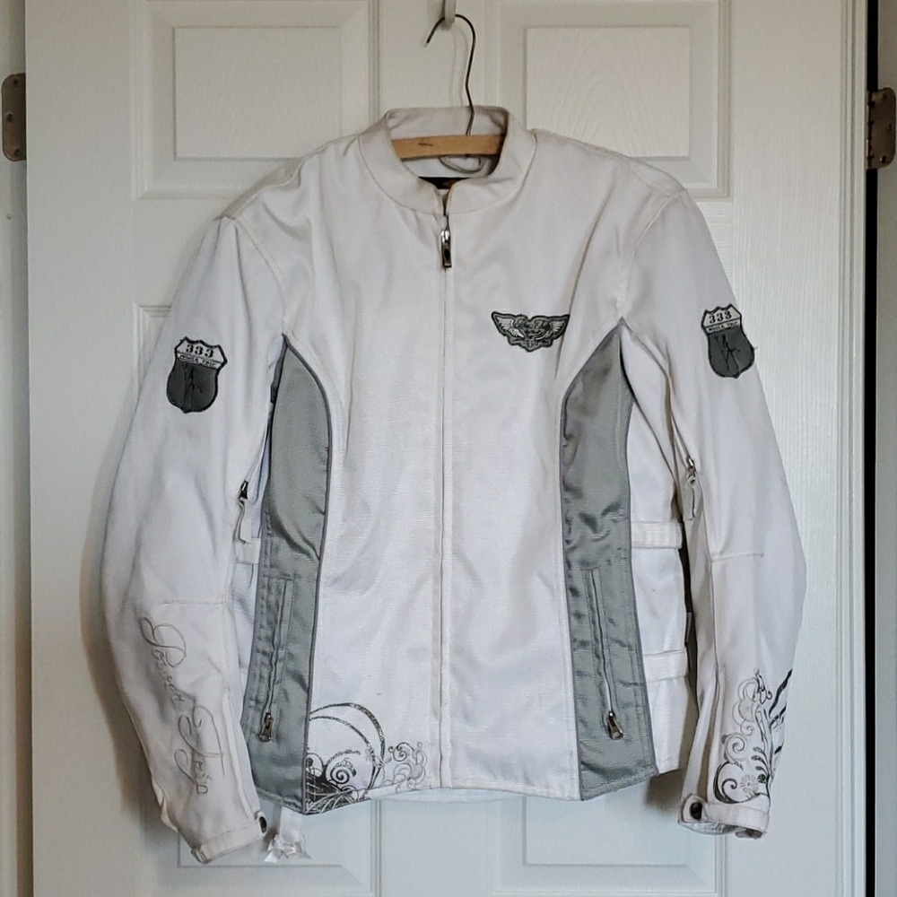 Power trip women's Motorcycle Jacket size L